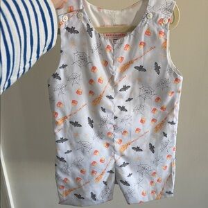 Smockingbird Halloween romper